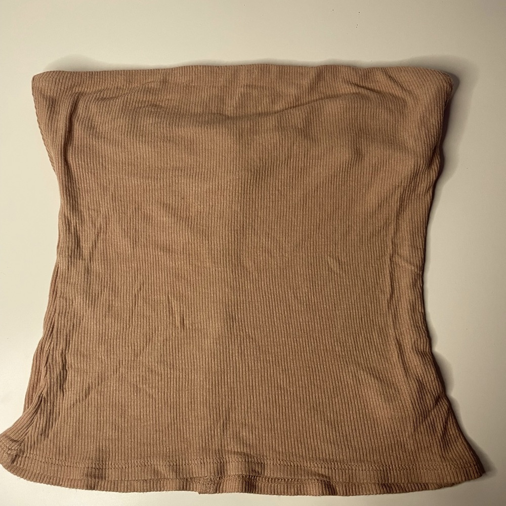 Me To We Tube Top: Beige
